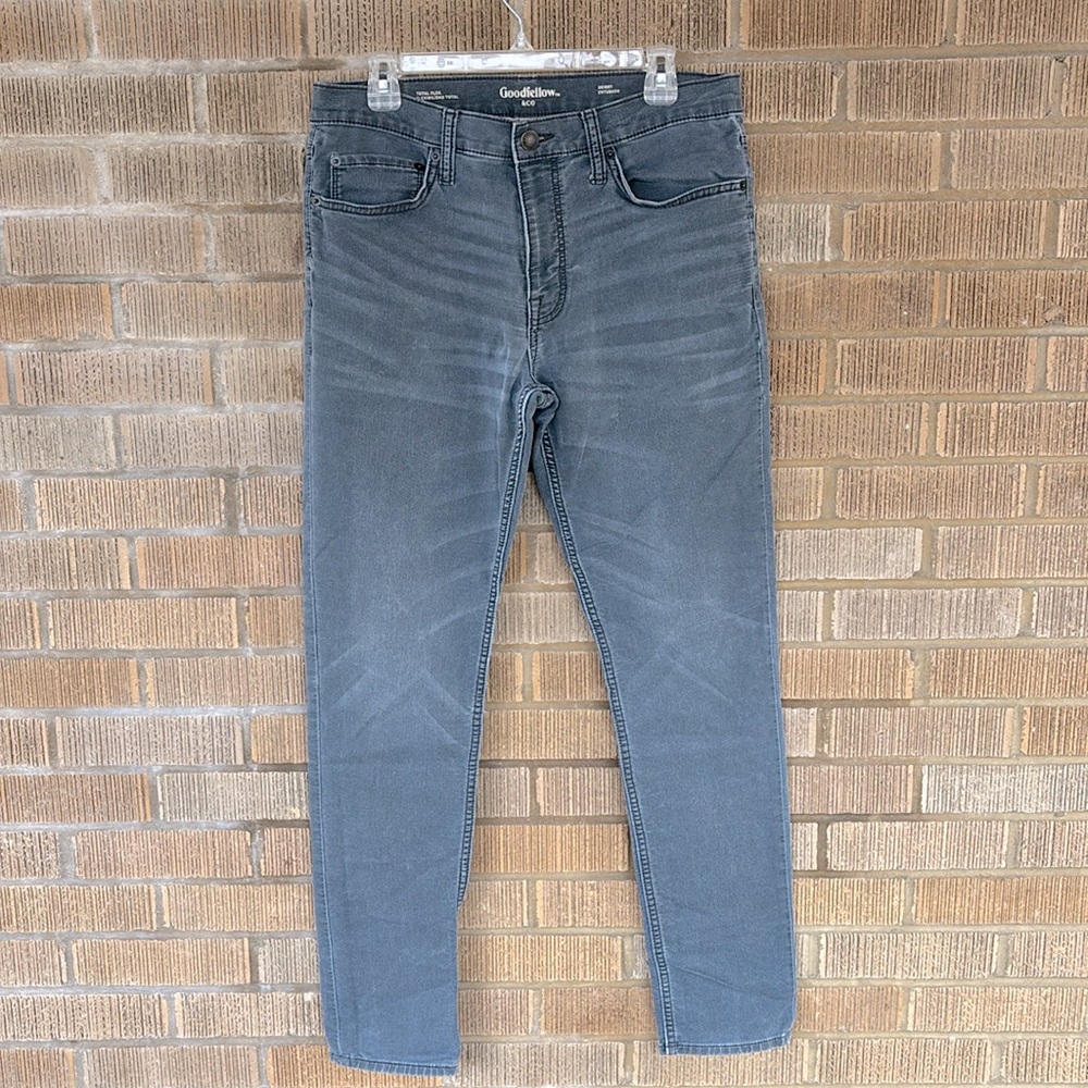 Gray-Blue Jeans - Skinny